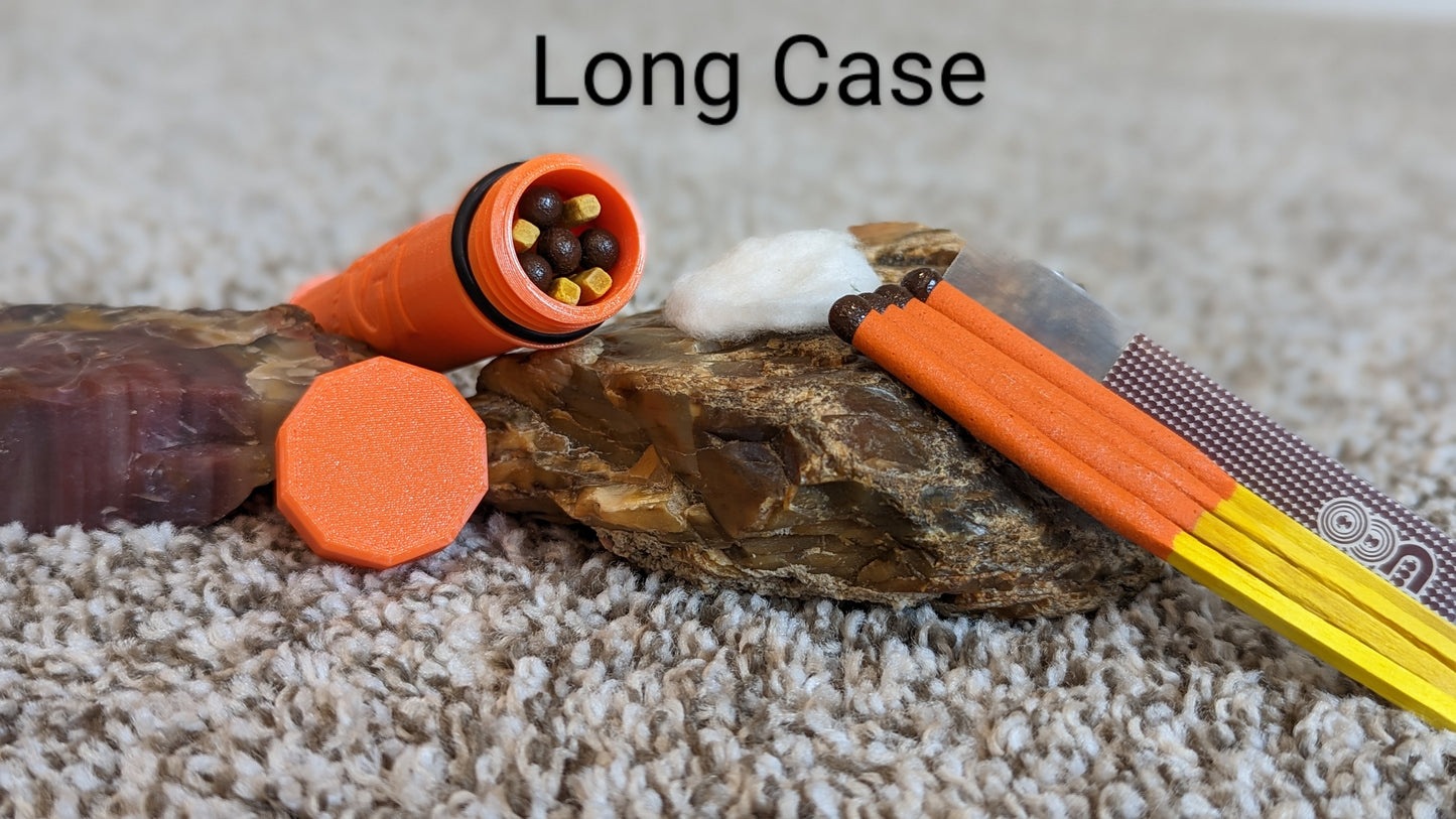 Ultralight EDC Match & Battery Containers