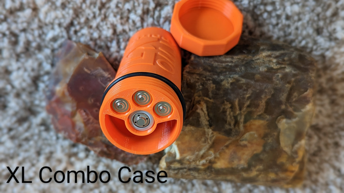 Ultralight EDC Match & Battery Containers