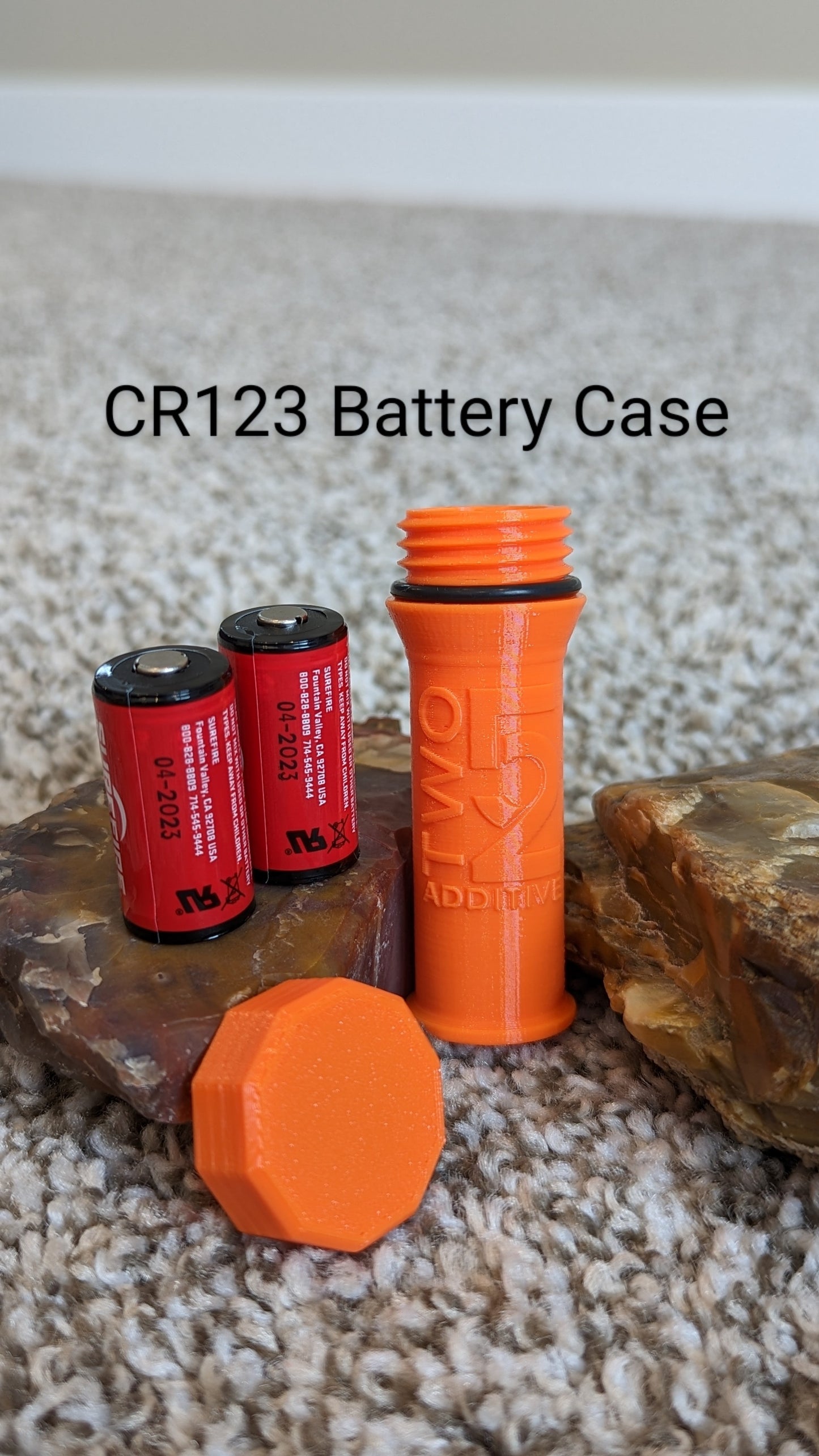 Ultralight EDC Match & Battery Containers